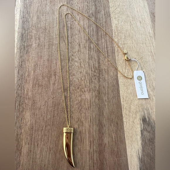 Gorjana Tusk Cayne Pendant Necklace - Picture 4 of 4